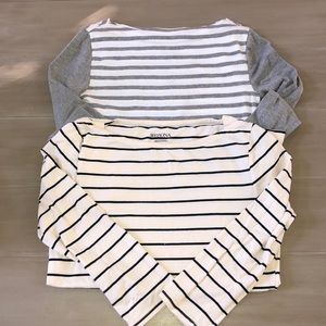 Striped shirt bundle. Size XS